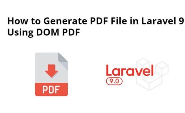 How to Generate PDF from HTML, Blade in Laravel 9