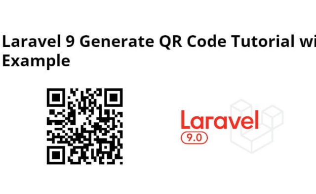 Laravel 9 Generator QR Code Example