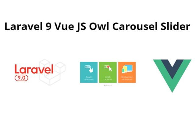 Laravel 9 Vue JS Owl Carousel Slider