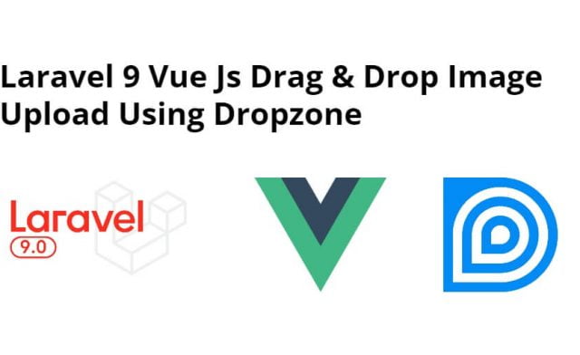 Laravel 9 Vue Js Drag & Drop Image Upload Using Dropzone