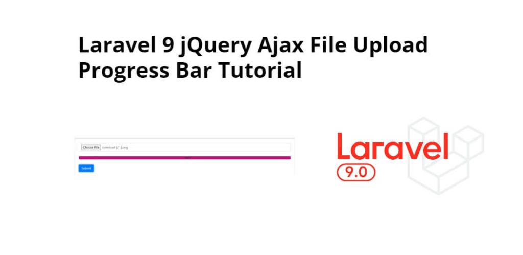 jquery upload file ajax progress bar