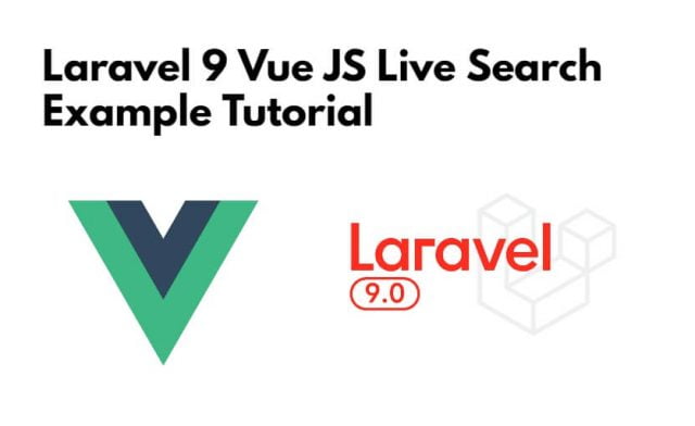 Laravel 9 Vue JS Live Search Example Tutorial