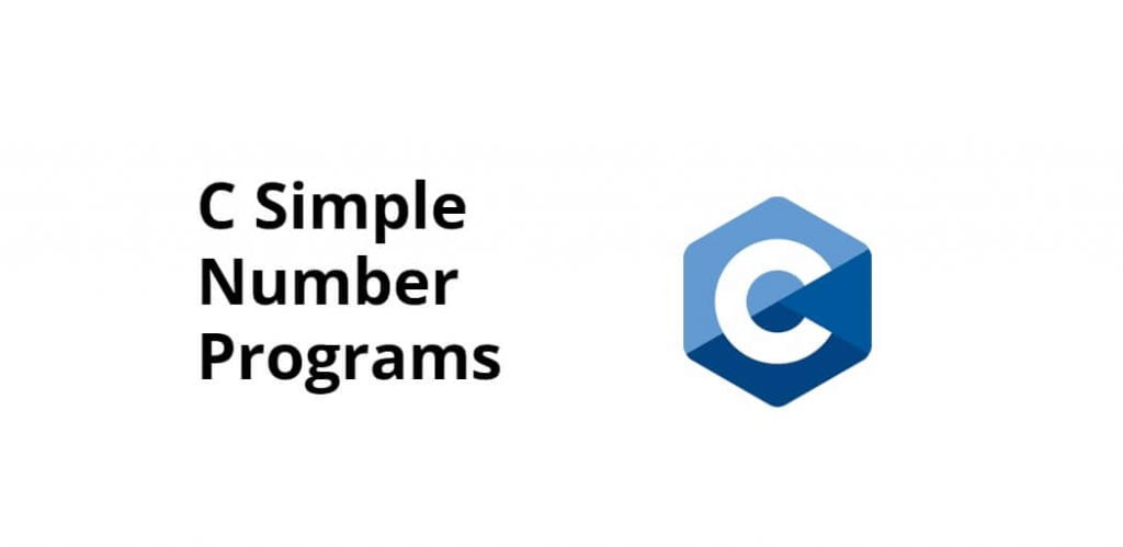 C Simple Number Programs