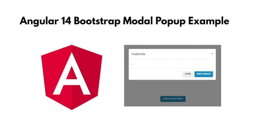 Angular 14 Bootstrap Modal Popup Example