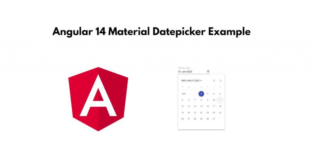 Angular 14 Material Datepicker Example
