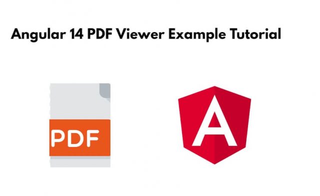 Angular 14 PDF Viewer Example Tutorial
