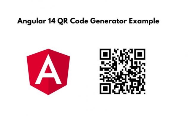 Angular 14 QR Code Generator Example