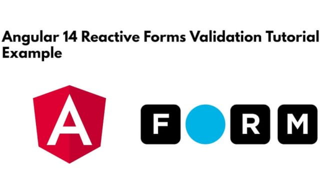 Angular 14 Reactive Forms Validation Example