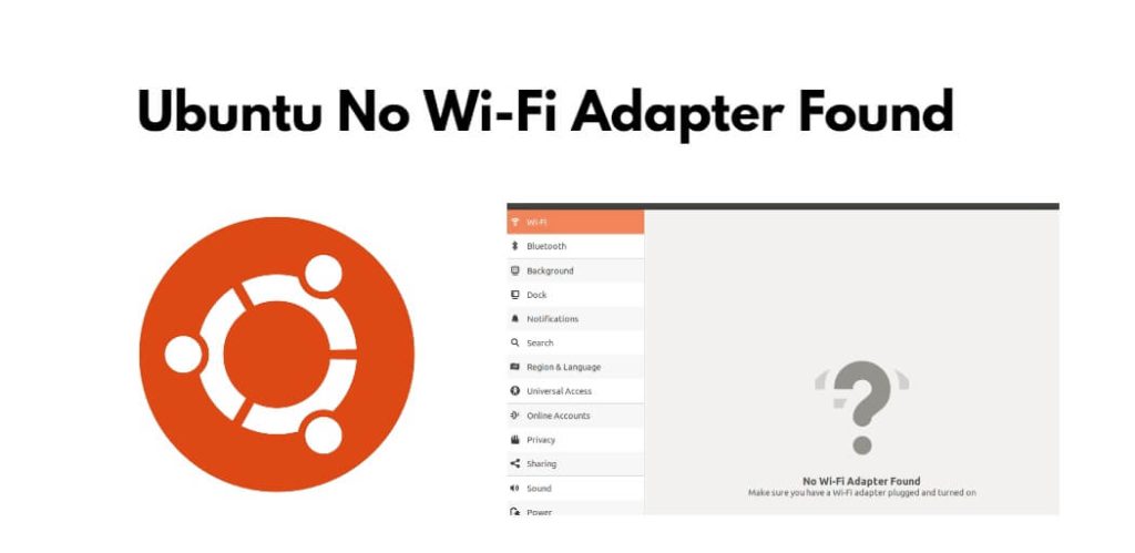 No wifi Adapter Found Ubuntu 22.04