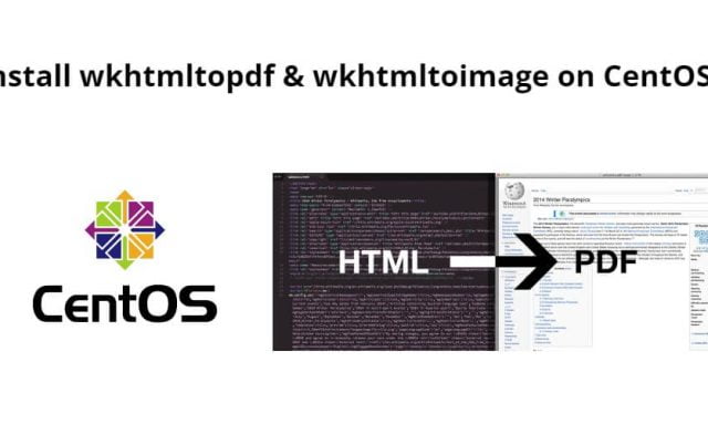 Install wkhtmltopdf & wkhtmltoimage on CentOS 8