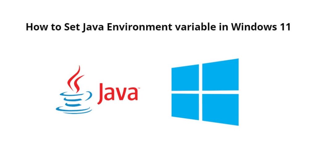how to set java env variable in windows 11