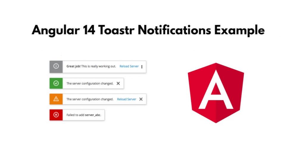Angular 14 Toastr Notifications Example