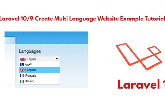 Laravel 10 Create Multi Language Website Example Tutorial