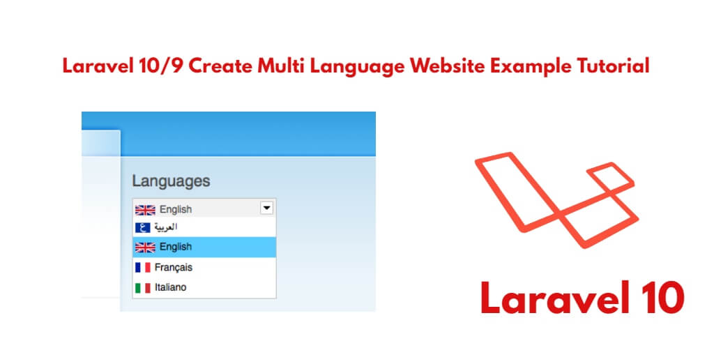 Laravel 10 Create Multi Language Website Example Tutorial