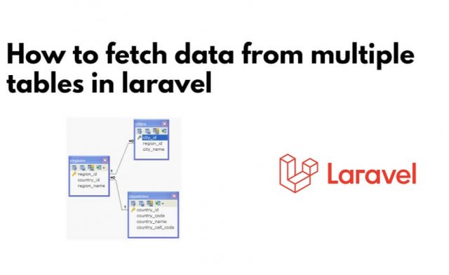 Laravel Get Data From Multiple Tables