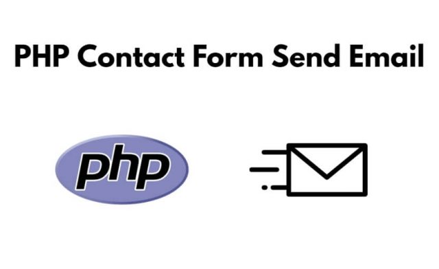 PHP Contact Form Send Email
