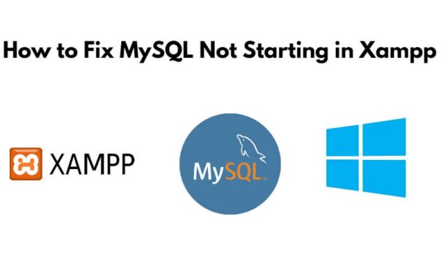 [Fixed] XAMPP MySQL not starting on Windows 11|10