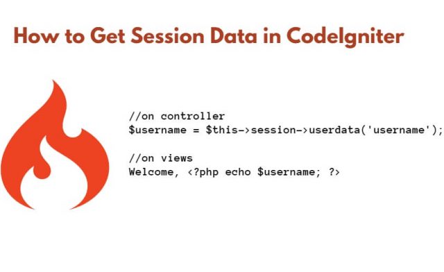Get Session Data in CodeIgniter