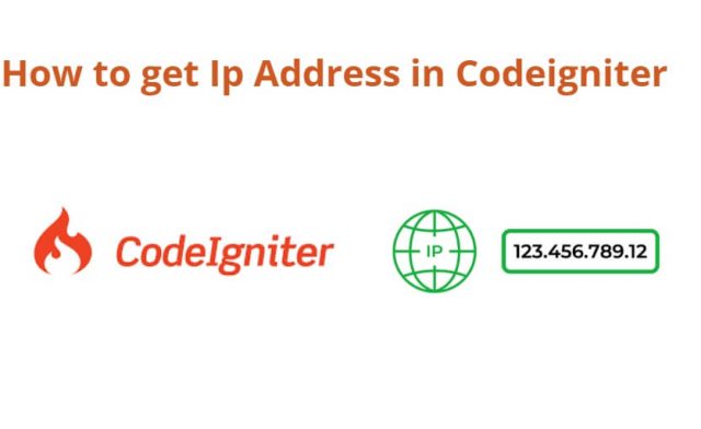 How to get Ip Address in Codeigniter