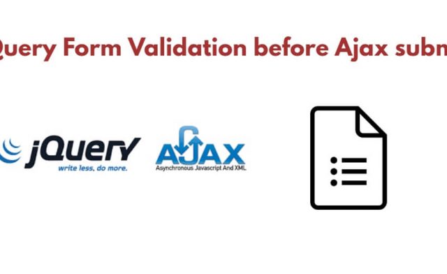 jQuery Form Validation before Ajax submit