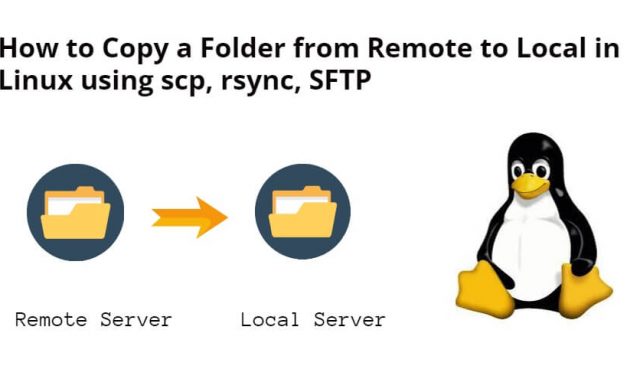 Copy Folder from Remote to Local in Ubuntu Linux using scp, rsync, SFTP