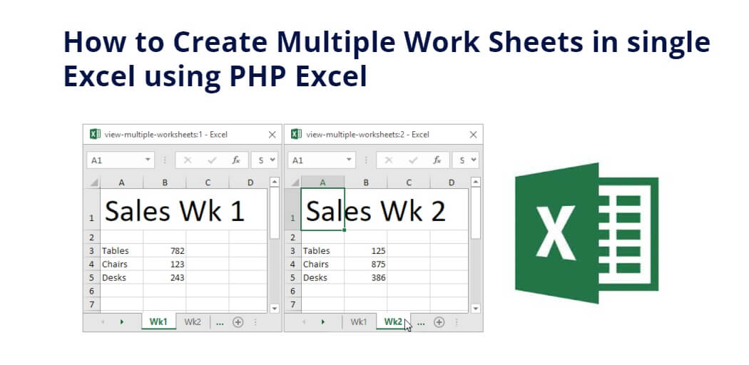 Phpexcel Create Multiple Worksheets