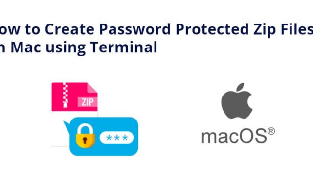Create Password Protected Zip Files on Mac