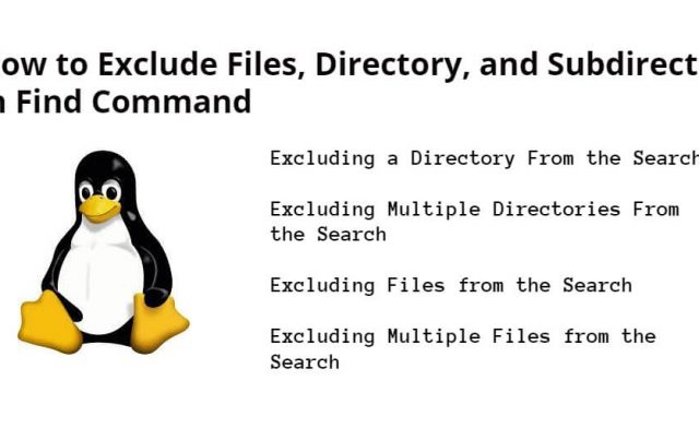 How to Exclude a Directory in Find Command