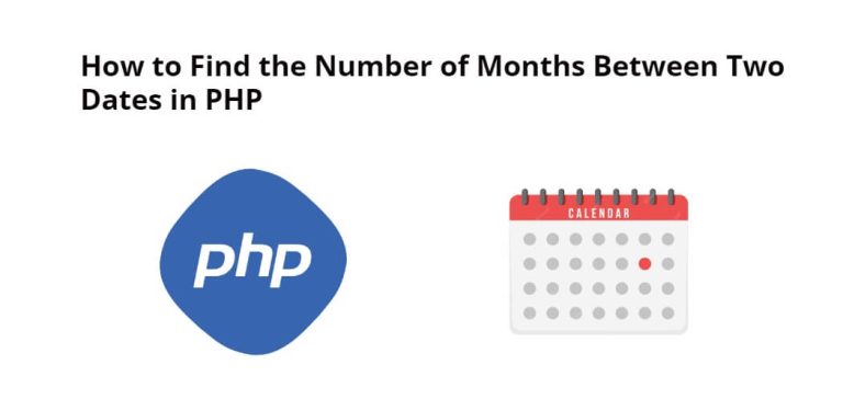 php count month between two dates