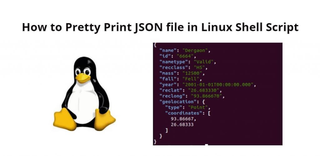 How to Pretty Print JSON file in Linux Shell Script