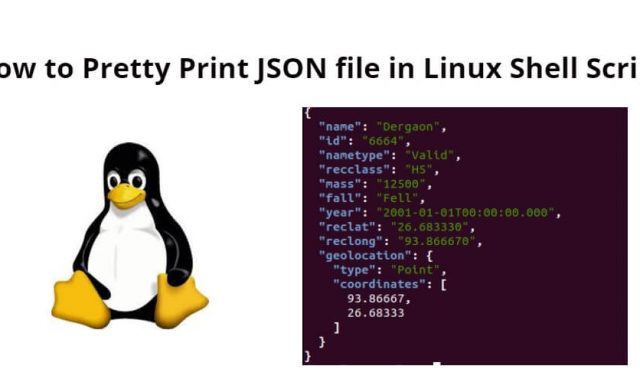 How to Pretty Print JSON file in Linux Shell Script