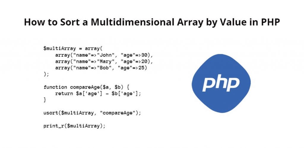 How to Sort a Multidimensional Array by Value in PHP