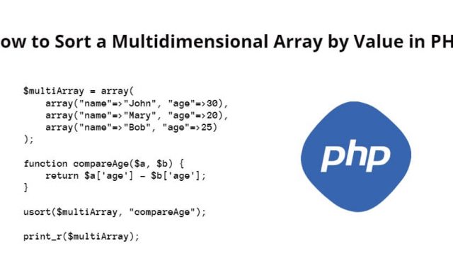How to Sort a Multidimensional Array by Value in PHP