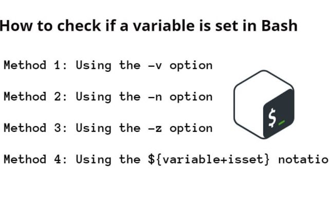 How to check if a variable is set in Bash