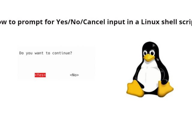 How to prompt for Yes/No/Cancel input in a Linux shell script
