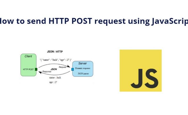 How to Make HTTP POST request in JavaScript