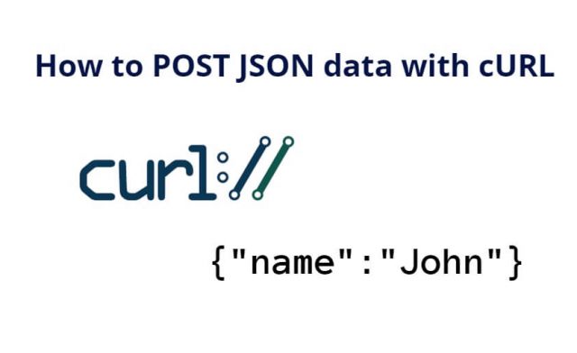 How to POST JSON data with cURL