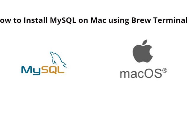 Install MySQL on Mac Brew