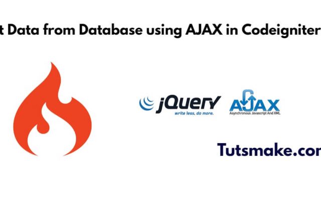 Get Data from Database using AJAX in Codeigniter 4