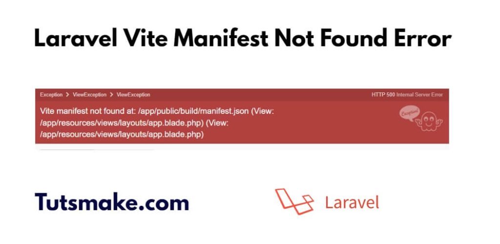 Laravel Vite Manifest Not Found Error