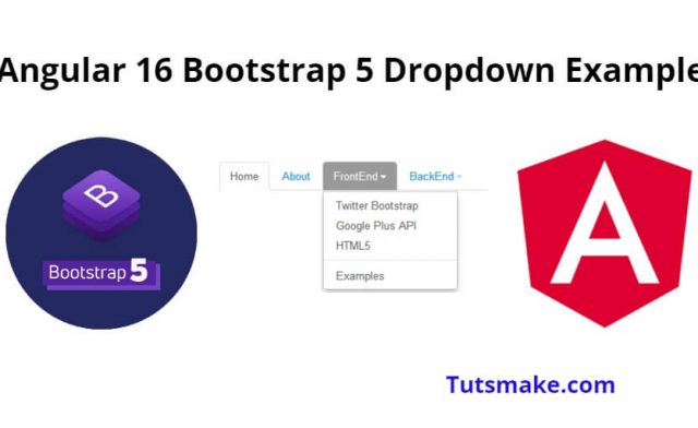 Angular 16 Bootstrap 5 Dropdown Example