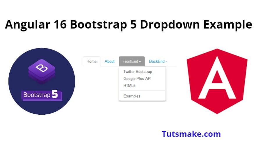Angular 17, 16 Bootstrap 5 Dropdown Example