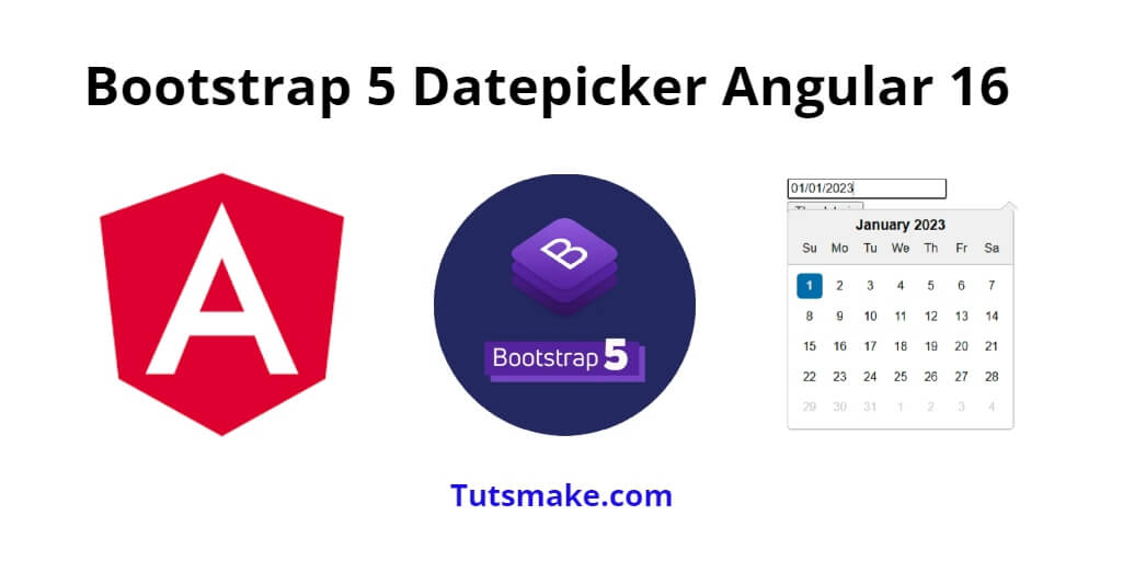 Bootstrap 5 Datepicker Angular 16