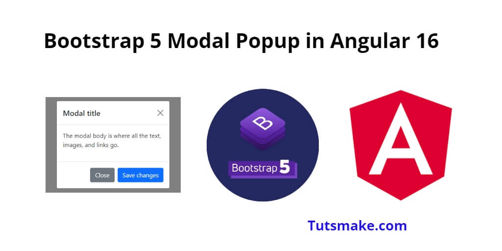 Bootstrap 5 Modal Popup in Angular 16