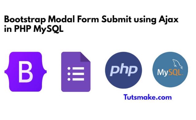Bootstrap Modal Form Submit PHP MySQL