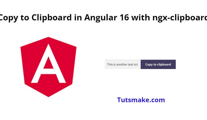 Copy to Clipboard in Angular 16 with ngx-clipboard