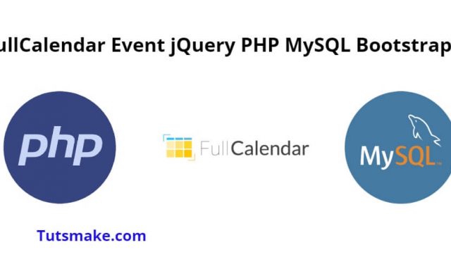 FullCalendar Event PHP MySQL Example Tutorial