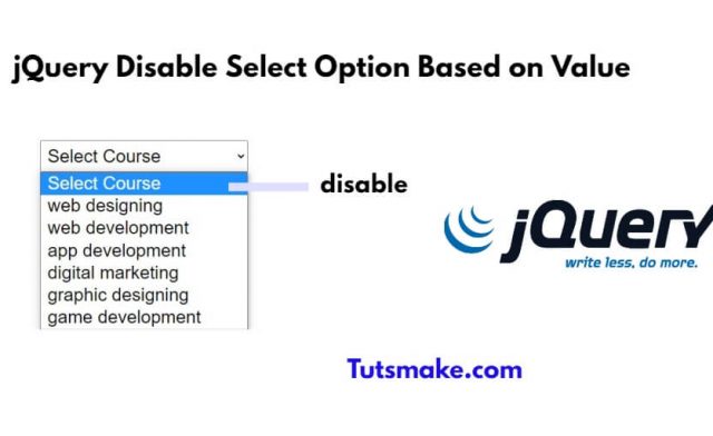 jQuery Disable Select Option Based on Value