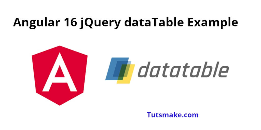 Angular 16 jQuery dataTable Example