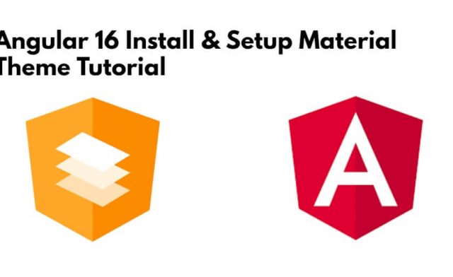 Angular 16 Install & Setup Material Theme Tutorial